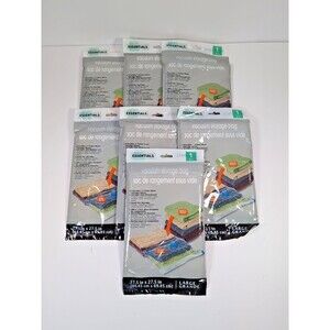 Laundry Essentials Large Vacuum Seal Storage Bags 17.5 x 27.5 Inches Set of 7